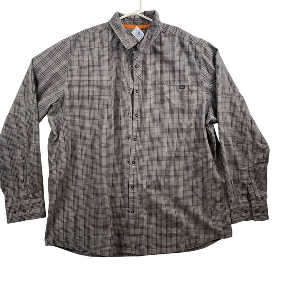 5.11 Tactical Men's Shirt XL Plaid Button-Up Long Sleeve - Picture 1 of 16